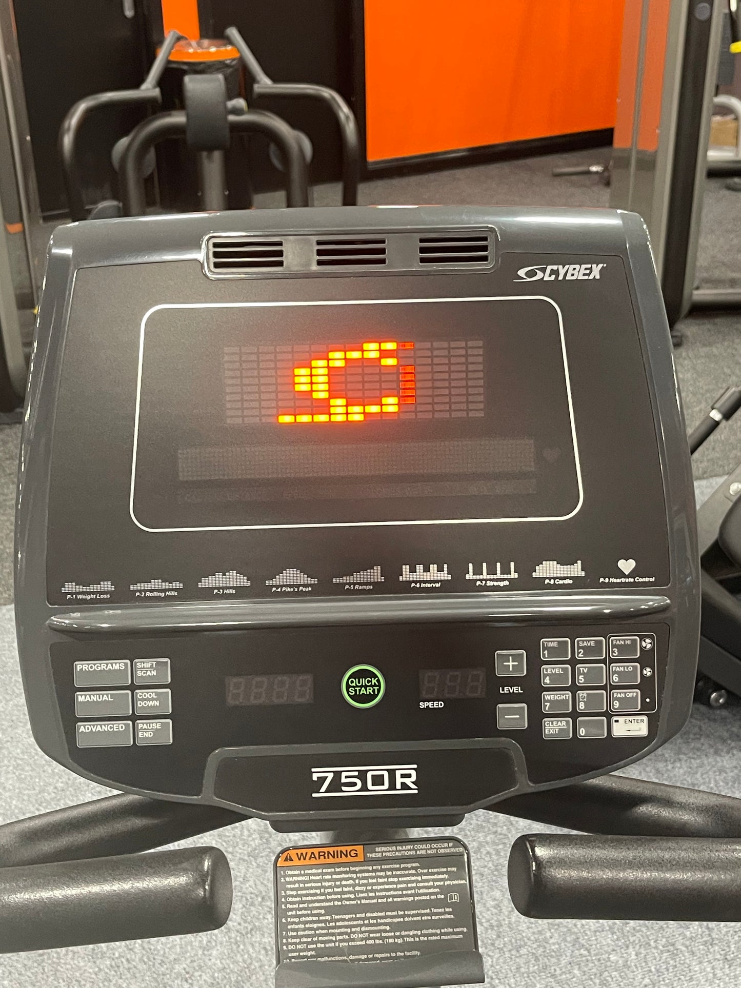 Cybex 750r Recumbent Bike