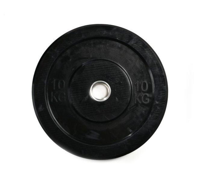 Swiss Black Rubber Bumper Weight Plates (Individual)