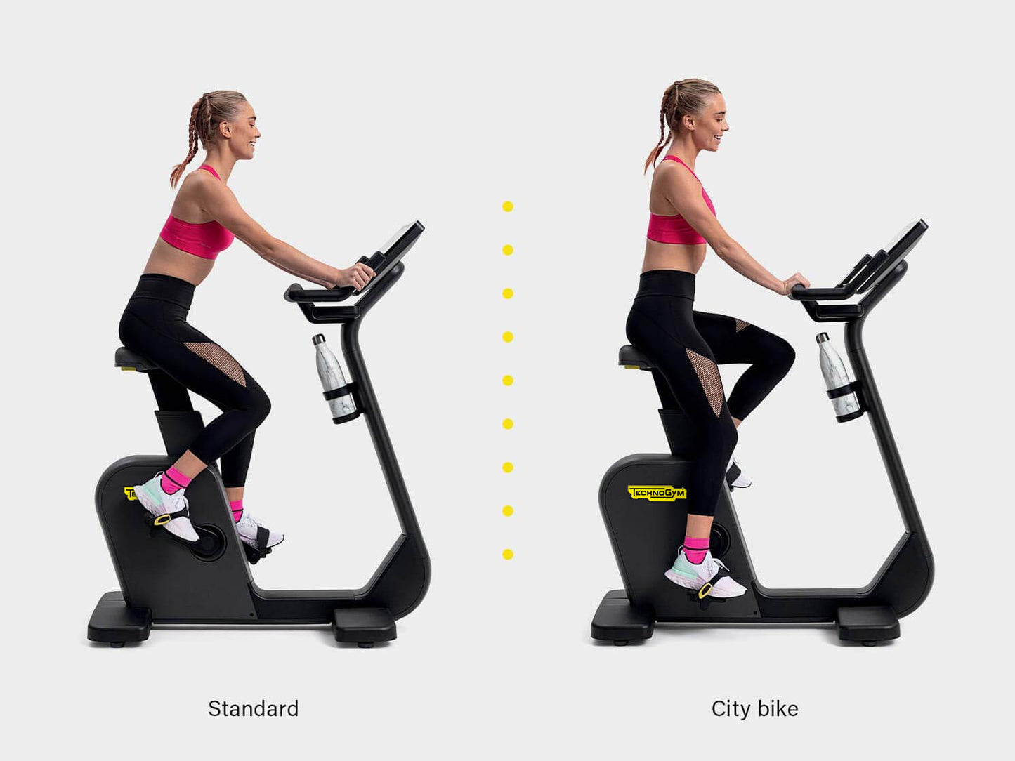 Technogym - Excite Live Bike Meteor Black