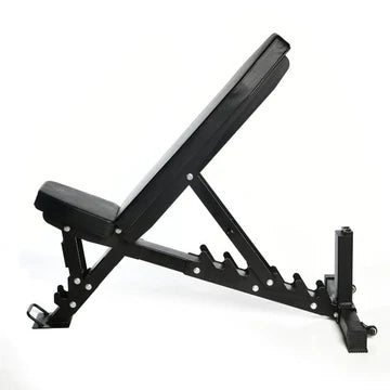 Swiss Heavy Duty Commercial Adjustable Bench with Transport Wheels