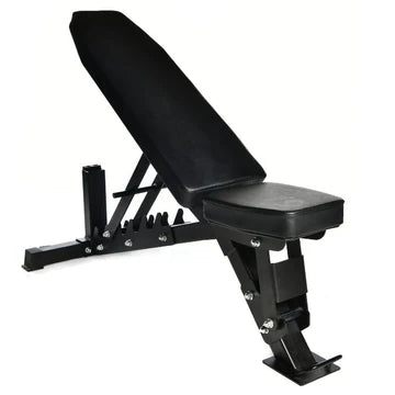 Swiss Heavy Duty Commercial Adjustable Bench with Transport Wheels