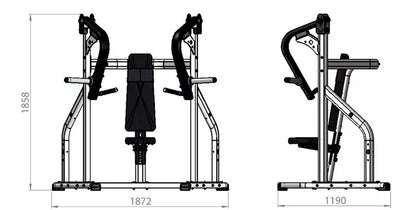 Iso-Lateral Chest Press - Exigo