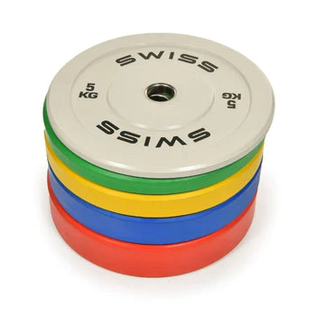 Swiss 150kg Coloured Rubber Bumper Set