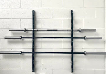 Swiss Wall-mounted 8 Olympic Bar Storage Rack