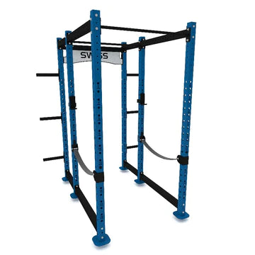 Swiss Power Rack with Plate Storage