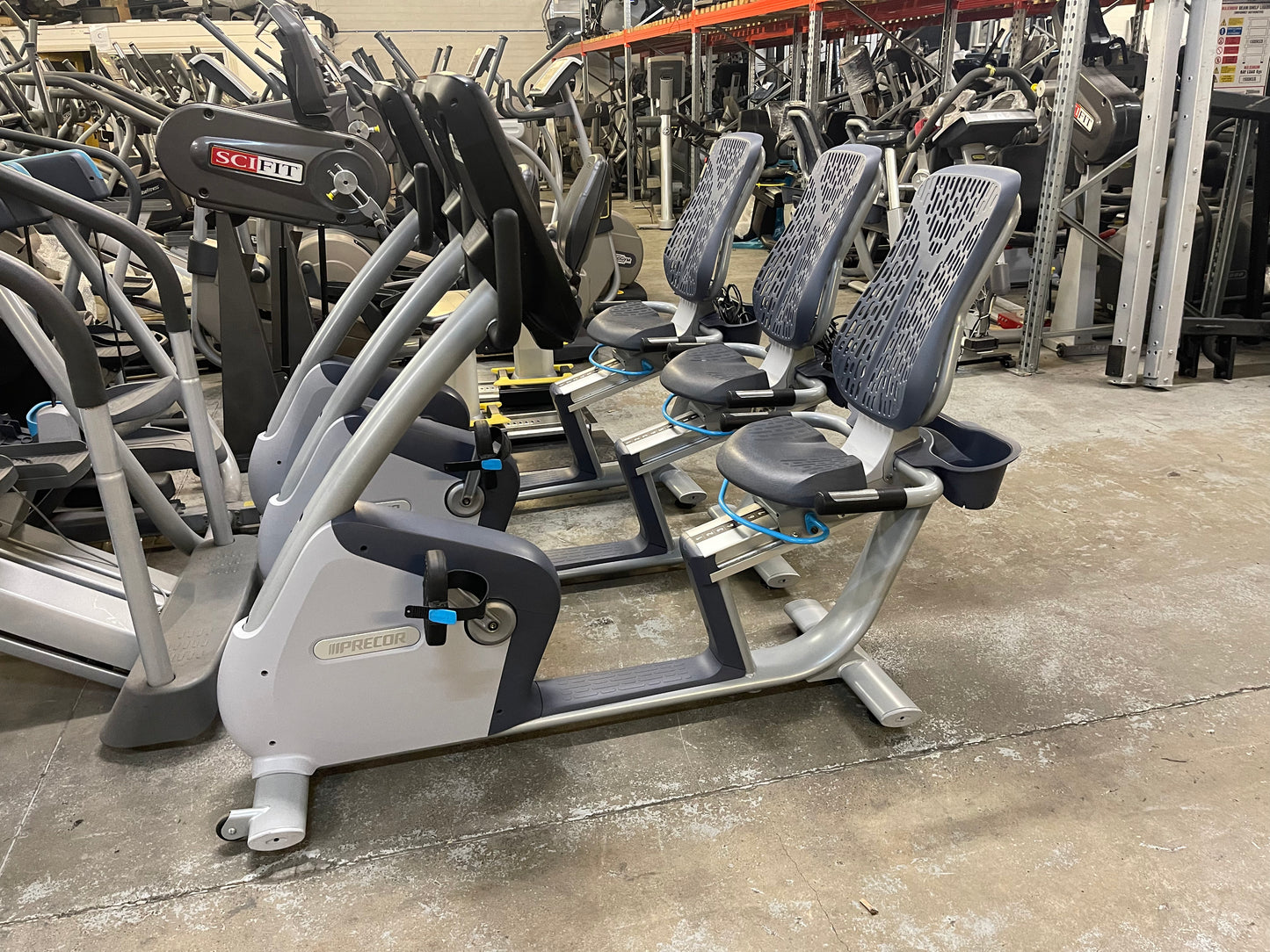 Precor 885 Series Recumbent Bike with P82 Console