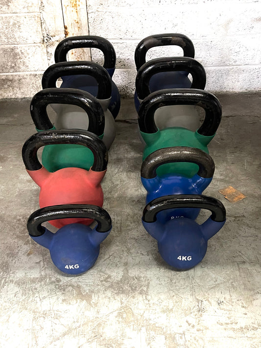 Jordan Coloured and cast Kettlebells