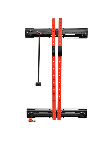 Swiss Foldable Wall-mounted Squat Rack - Red